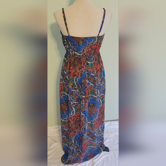Vibrant Paisley Maxi Dress - Picture 3 of 4